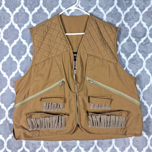 Gamehide‎ Hunting Vest Men XL Duck Canvas Upland Shotgun Shell Pocket Game Pouch